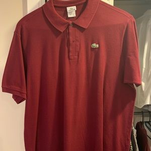 Lacoste Polo Men’s Size XL/8 - Maroon